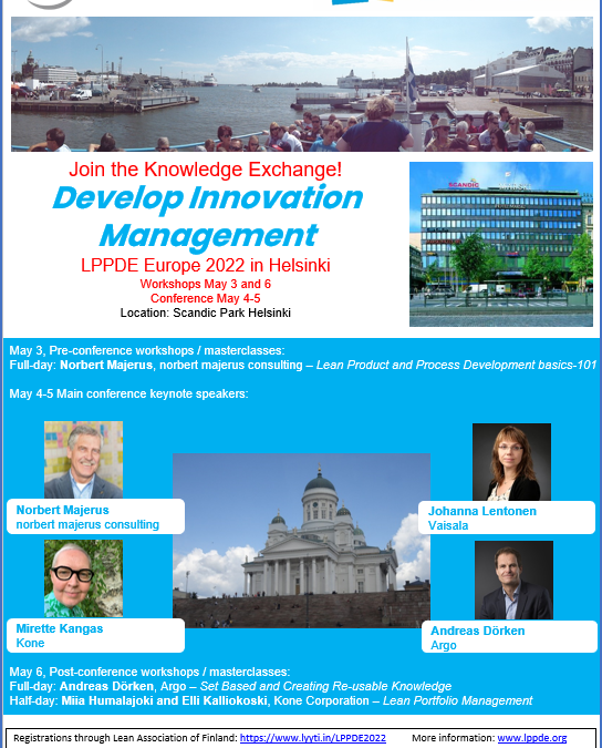 Reflection on the LPPDE Europe conference held in Helsinki